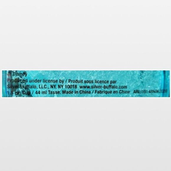 New Disney Stitch Blue Shot Glass Is Plastic - Picture 7 of 11
